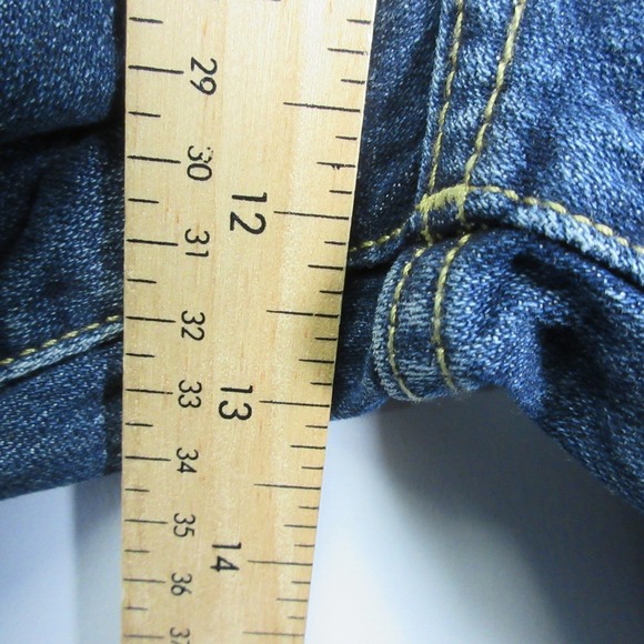 Lucky Brand 412 Athletic Slim Jeans Men 33x30 Blue Cotton Denim Distressed 710 - Picture 11 of 14